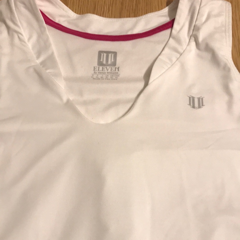 EleVen by Venus Williams White Tennis Tank Top